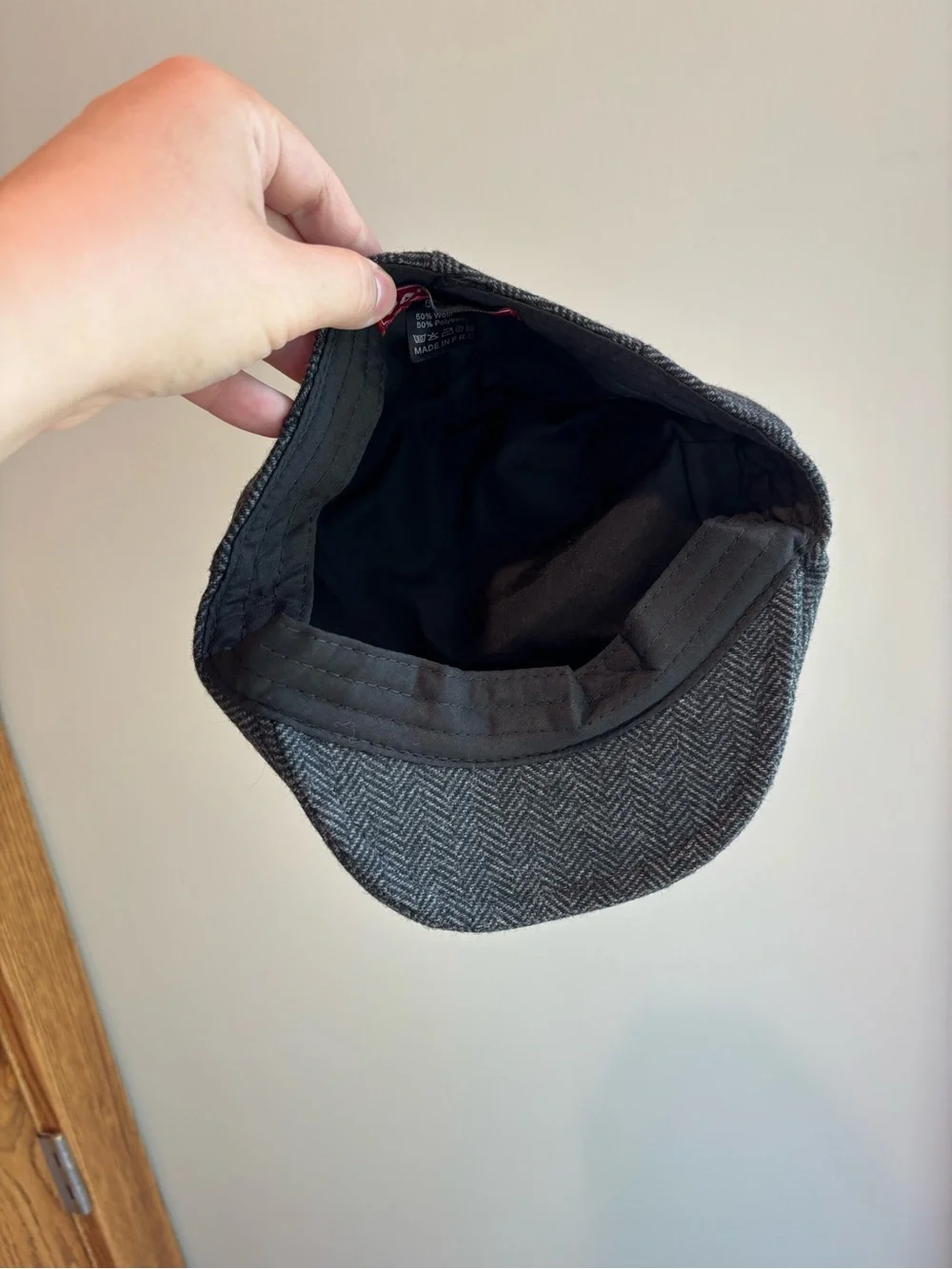 Kids Wool Tweed Newsboy Flat Cap Herringbone Boy Infant Toddler Child Youth Hat